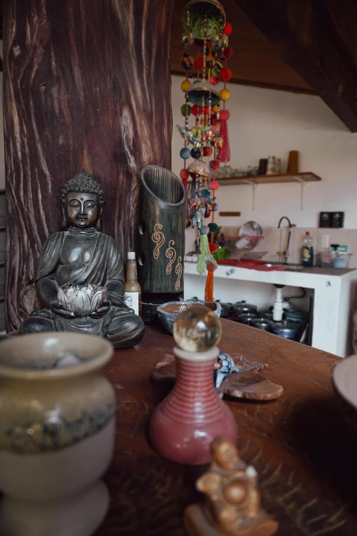 Pacific Buddha Brisas de Zicatela Bagian luar foto